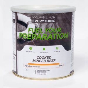 800g tin of freeze dried cooked minced beef