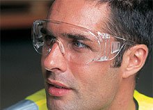 Clear Safety Spectacles conform to EN166:2001