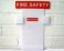 Fire Safety Log Book Holder for wall hanging
