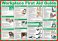 First Aid Workplace Guide Poster - laminated 59cm x 42cm