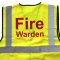 yellow fire warden jacket