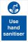 Use Hand Sanitiser Sign Self Adhesive 15cm x 20cm