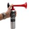 emergency gas horn with hand on trigger