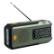 Universal Wind-Up AM FM Radio with Solar Panel and Rechargeable Battery