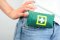 first aid belt pouch green