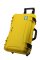 travel medical kit in yellow case and wheels