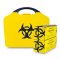 reliance biohazard body fluid clean up kit 2 pack in yellow biohazard box