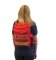 Go Bag emergency kit worn by model