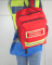 classroom emergency kit rucksack worn my emergency worker