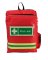 First Response First Aid Kit in Red Backpack British Standard