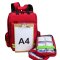 emergency equipment backpack with glow in the dark sign