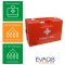 orange first aid box for 100 employees