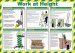 Work at Height Safety Guidance Poster - laminated 59cm x 42cm