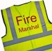Fire Marshal Vest High Visibility Identification Vest