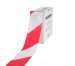Barrier Tape Non-Adhesive Hazard Warning Tape Red White 500m