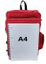 the first aid rucksack will hold an A4 accident book in its front pocket