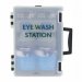 Double Eyewash Station in box with wall bracket